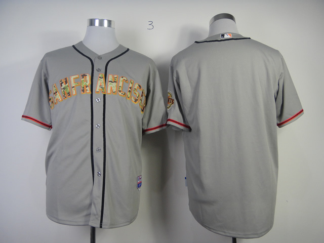 Men San Francisco Giants Blank Grey MLB Jerseys->san francisco giants->MLB Jersey